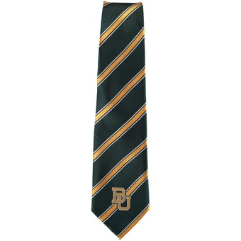 Men's Baylor Bears Woven Poly Striped Tie