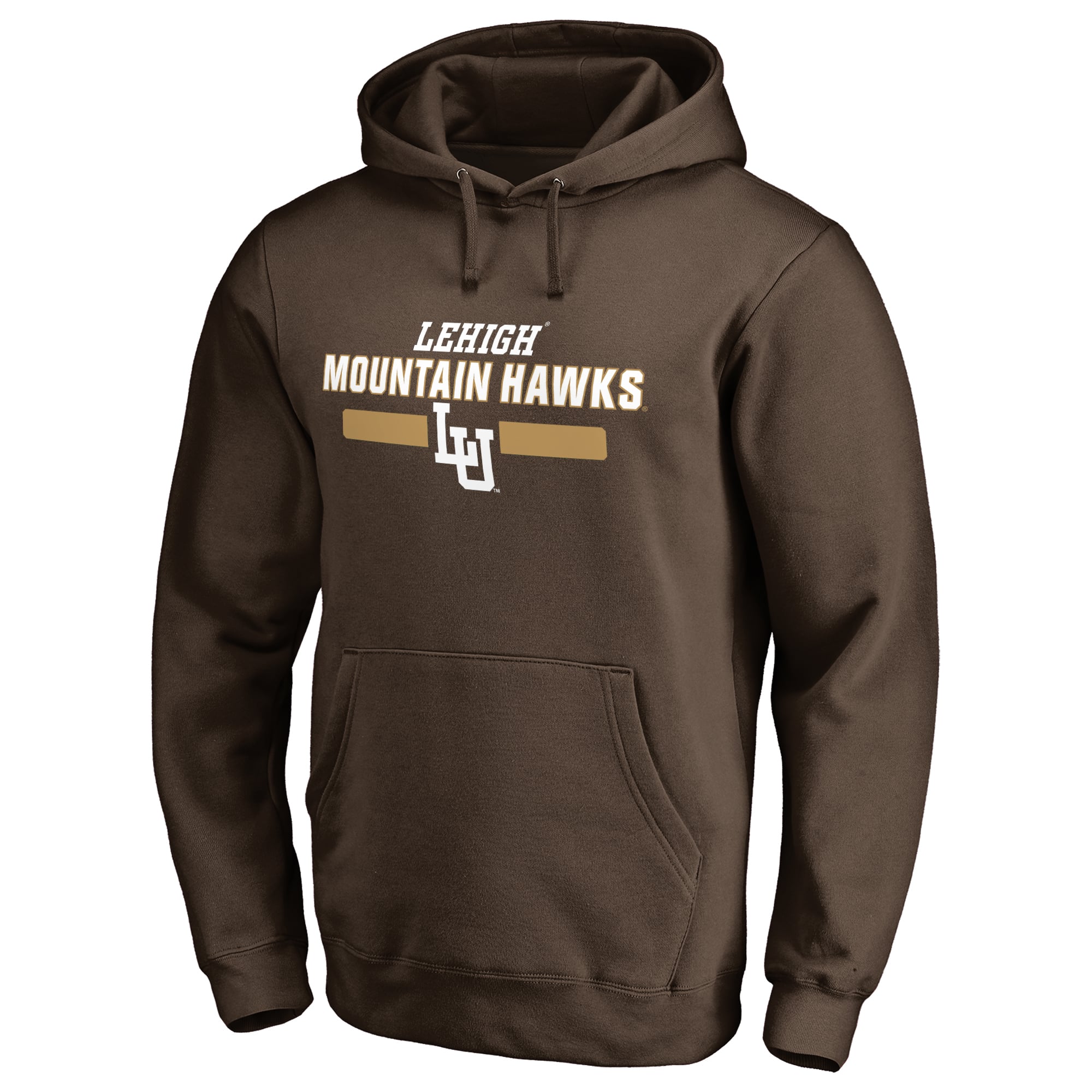 Lehigh Mountain Hawks Team Strong Pullover Hoodie - Brown