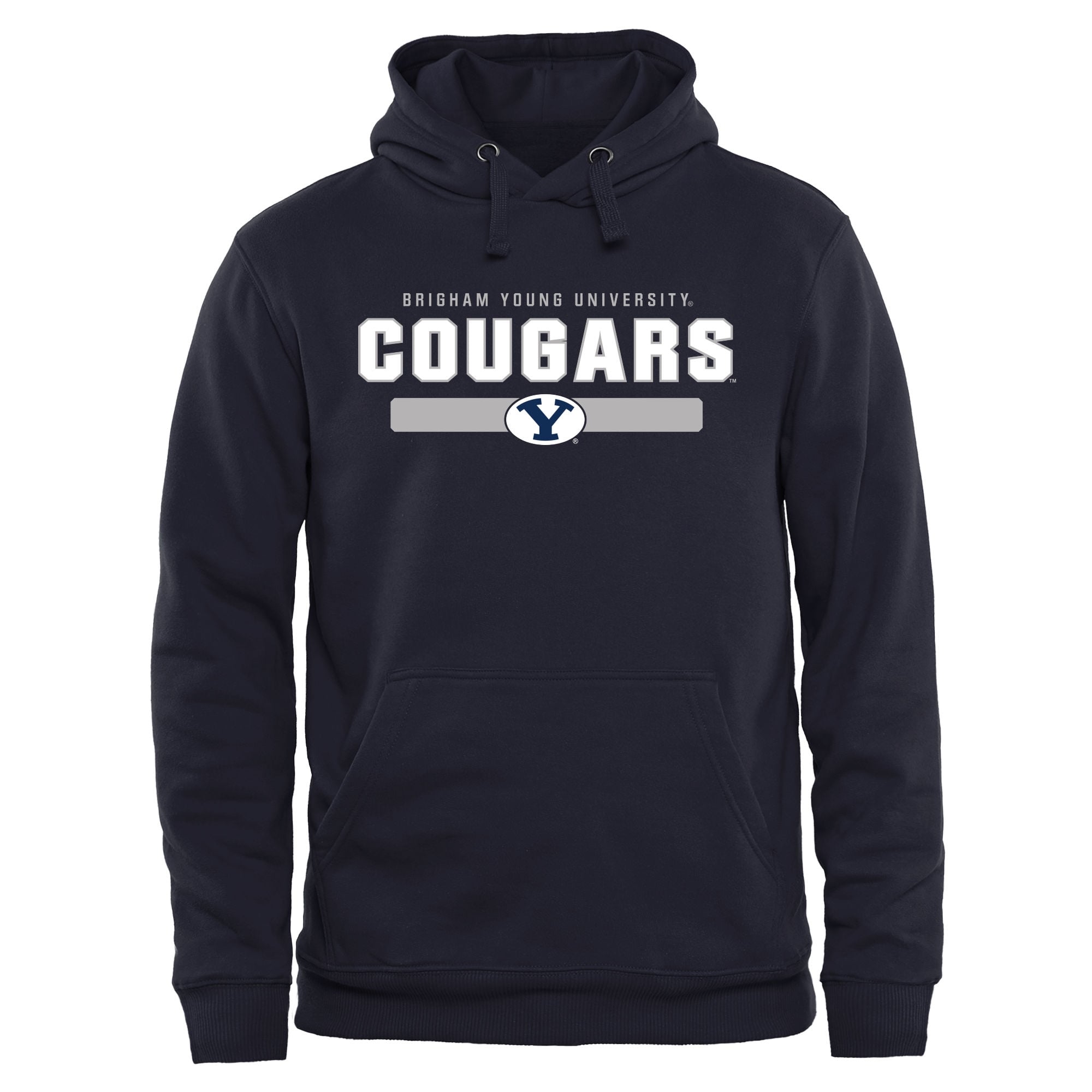 Navy BYU Cougars Team Strong Pullover Hoodie