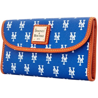 Women's Dooney & Bourke New York Mets Team Color Continental Clutch