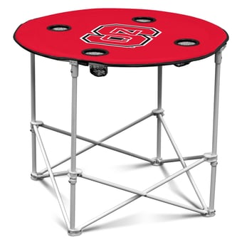 Red NC State Wolfpack Round Table
