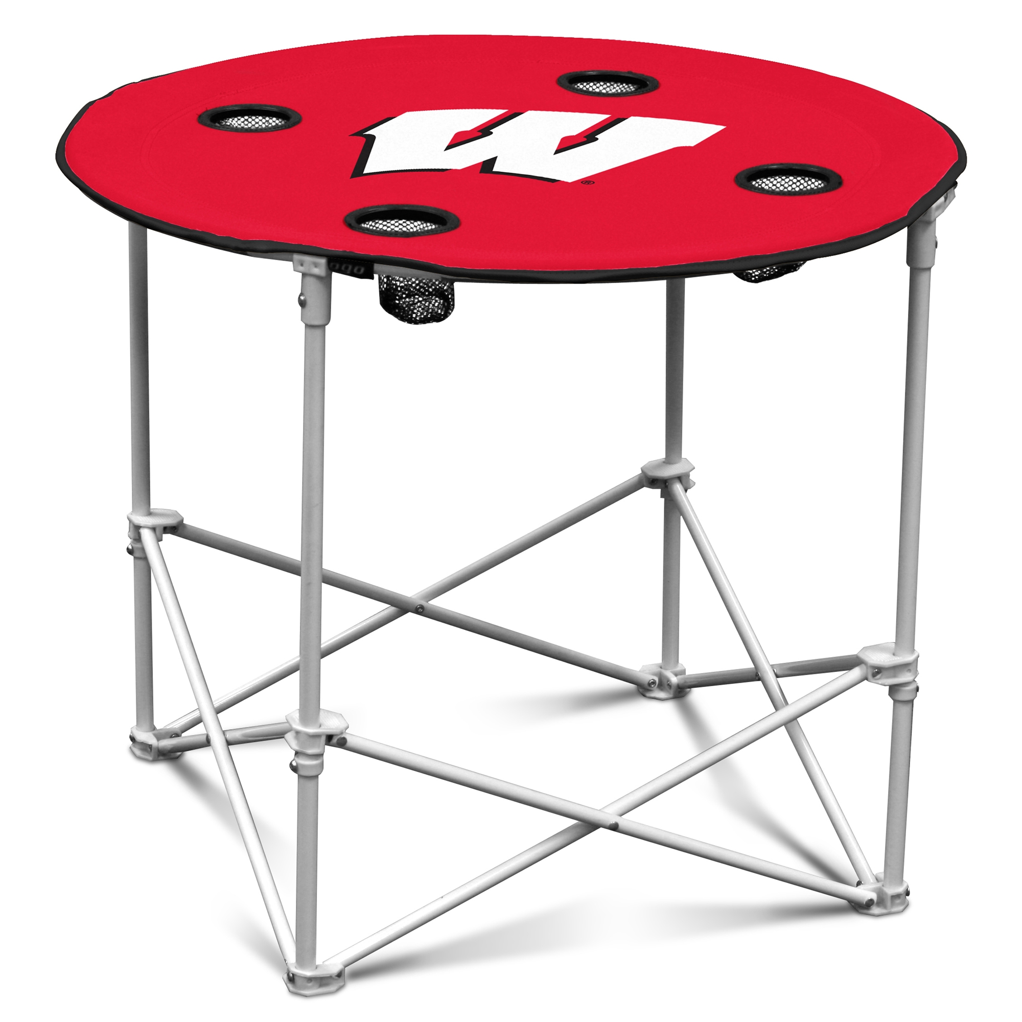Red Wisconsin Badgers Round Table Red Wisconsin Badgers Round Table