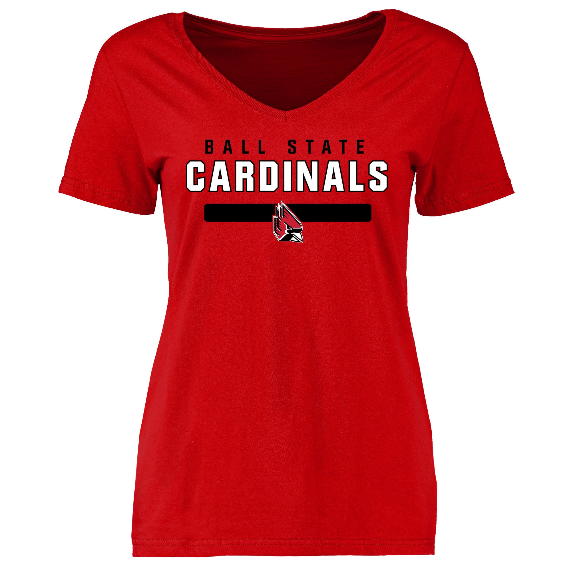 Women's Cardinal Ball State Cardinals Team Strong T-Shirt