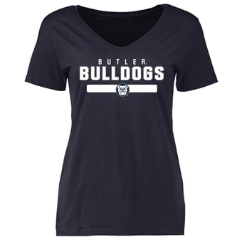 Women's Navy Butler Bulldogs Team Strong T-Shirt