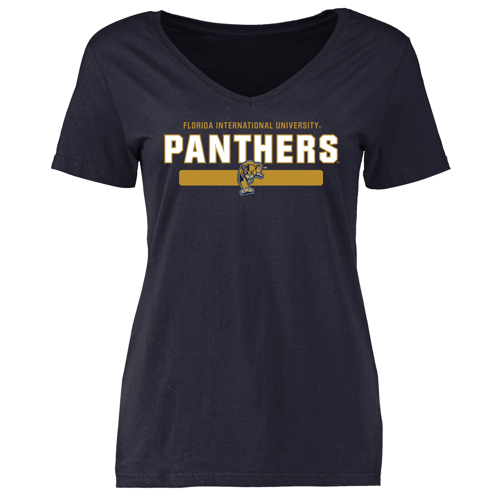 Women's Navy FIU Panthers Team Strong T-Shirt