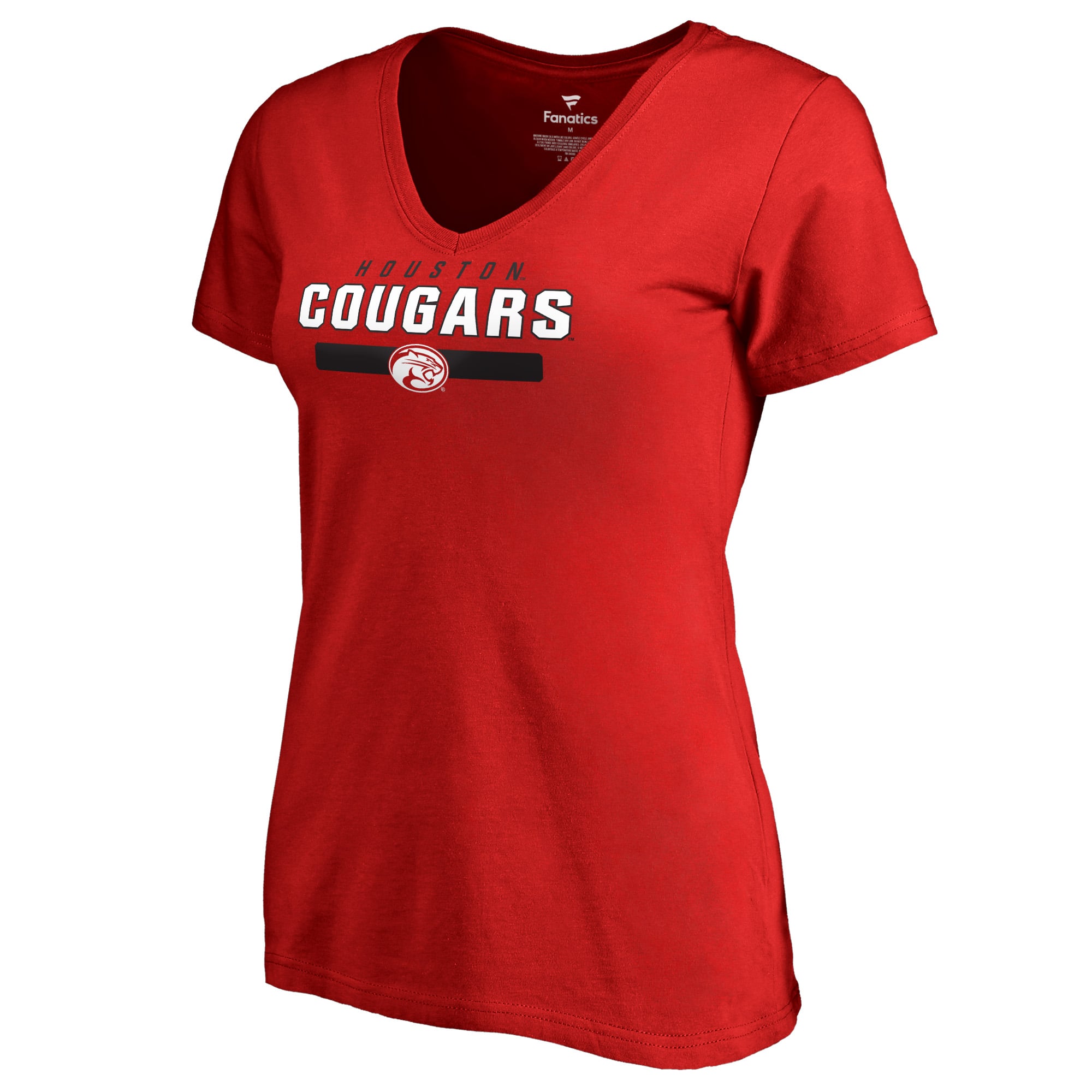 Women's Red Houston Cougars Team Strong T-Shirt
