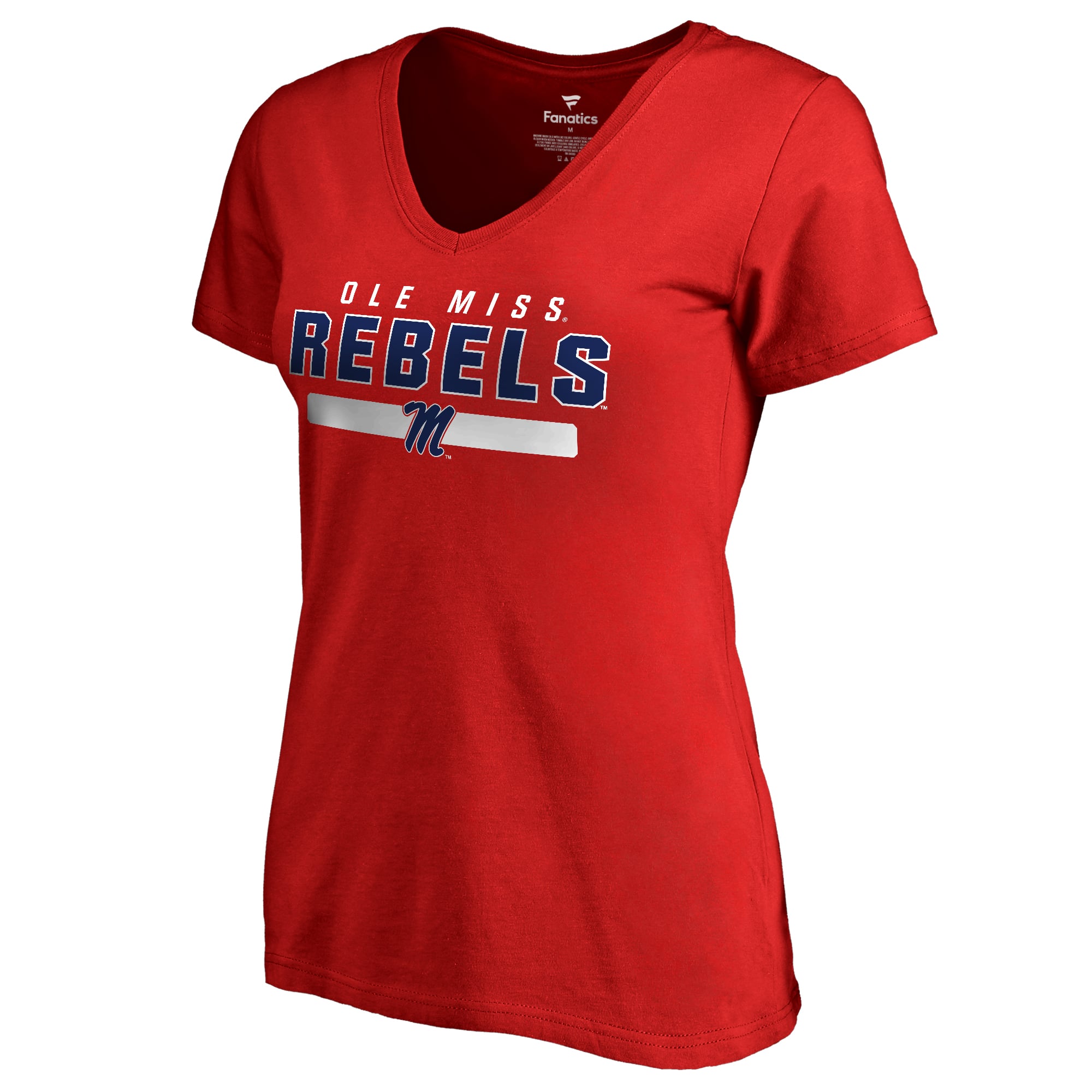Women's Red Ole Miss Rebels Team Strong T-Shirt