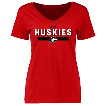 Women's Red Northern Illinois Huskies Team Strong T-Shirt