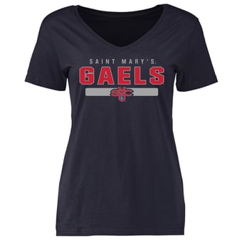 Women's Navy Saint Mary's Gaels Team Strong T-Shirt