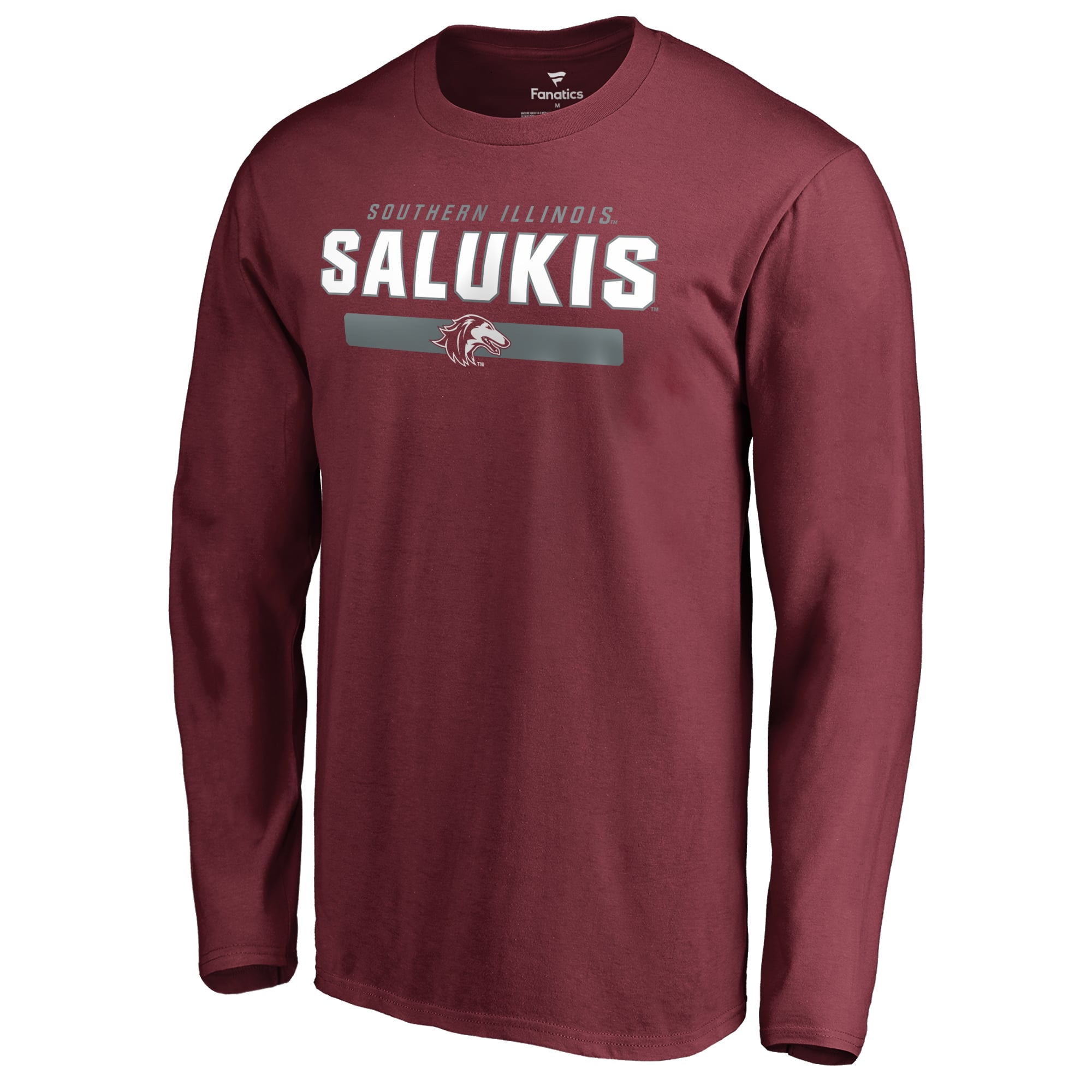 Men's Maroon Southern Illinois Salukis Team Strong Long Sleeve T-Shirt