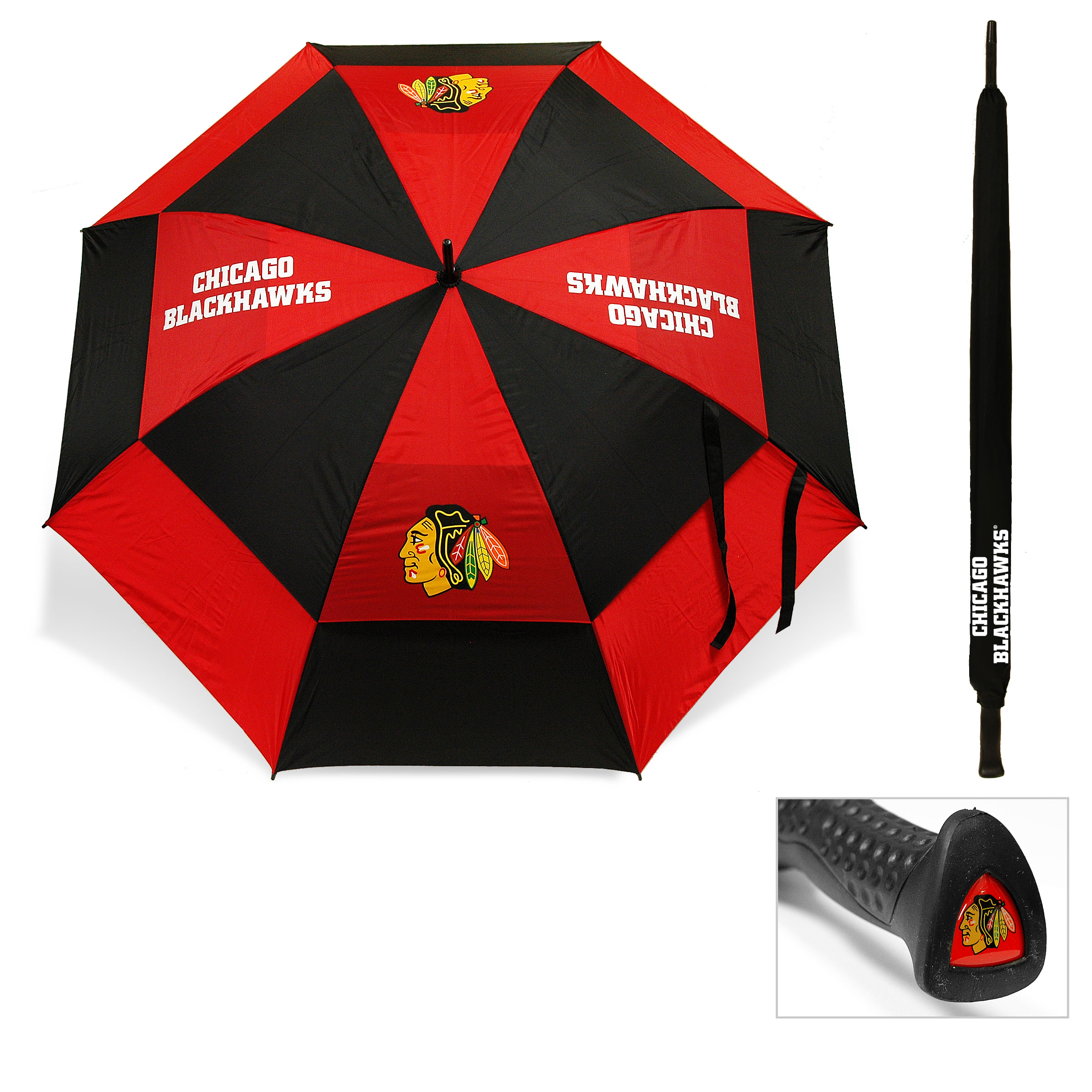 Chicago Blackhawks Golf Umbrella Chicago Blackhawks Golf Umbrella
