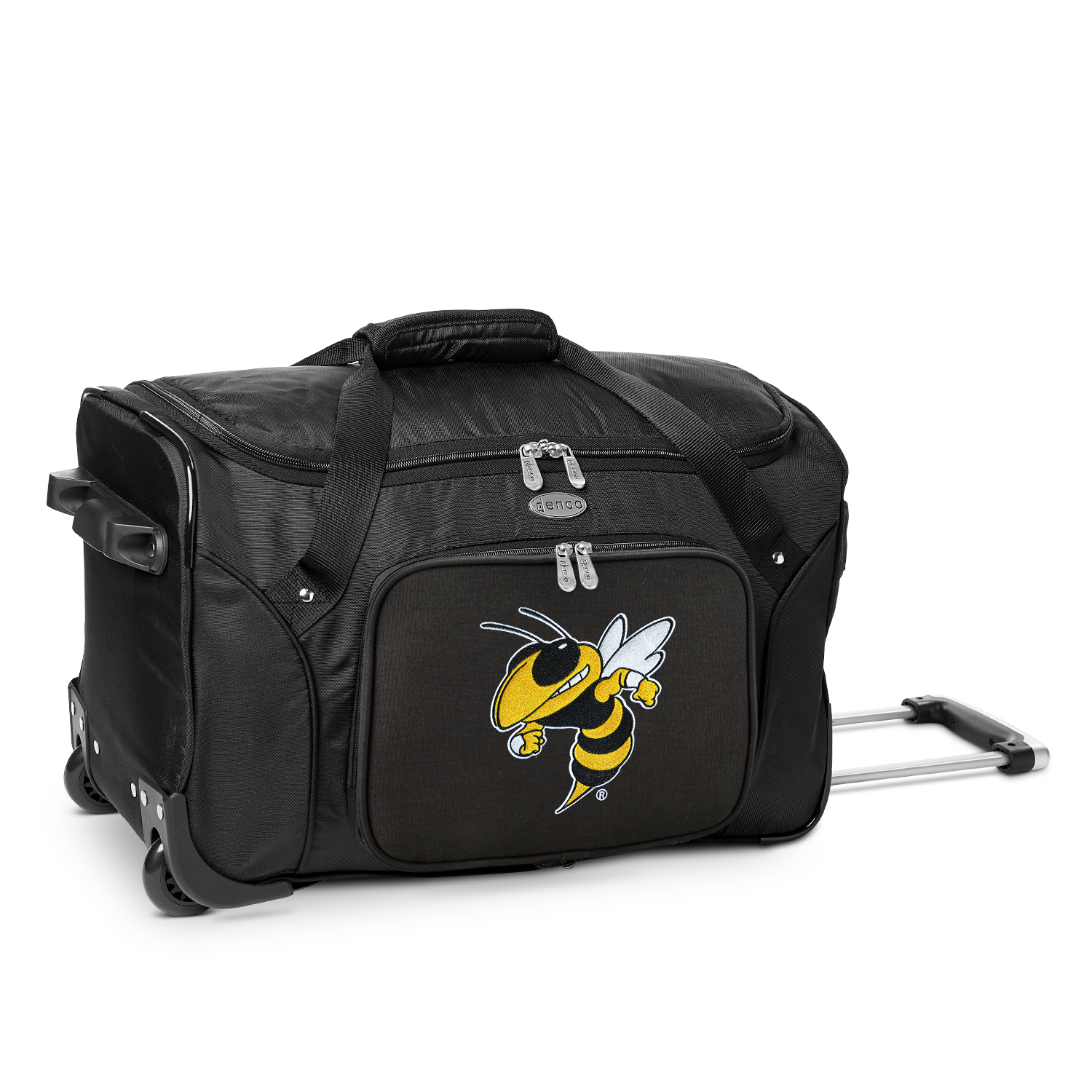 MOJO Black GA Tech Yellow Jackets 22" 2-Wheeled Duffel Bag