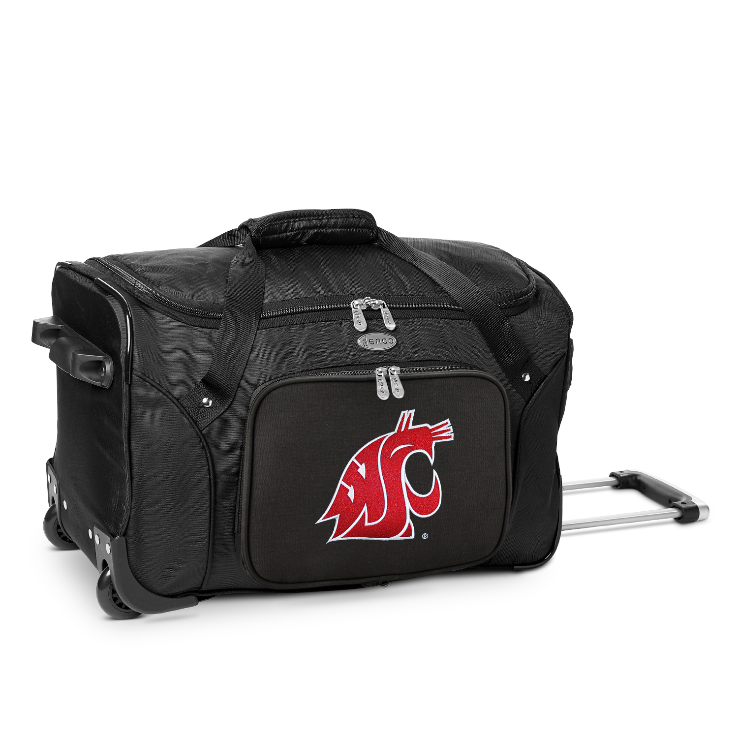 MOJO Black Washington State Cougars 22" 2-Wheeled Duffel Bag