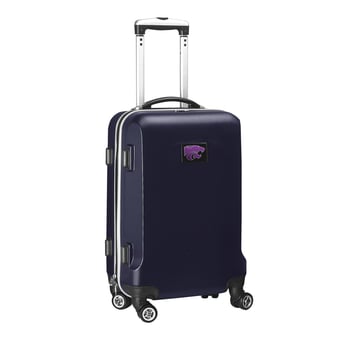 Navy Kansas State Wildcats 20" 8-Wheel Hardcase Spinner Carry-On