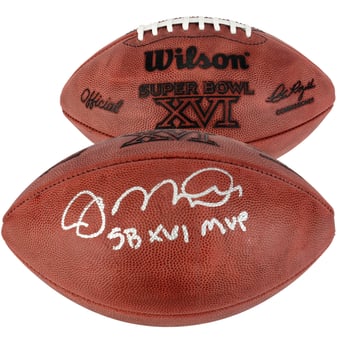 Joe Montana San Francisco 49ers Autographed Super Bowl XVI Pro Football with "SB XVI MVP" Inscription