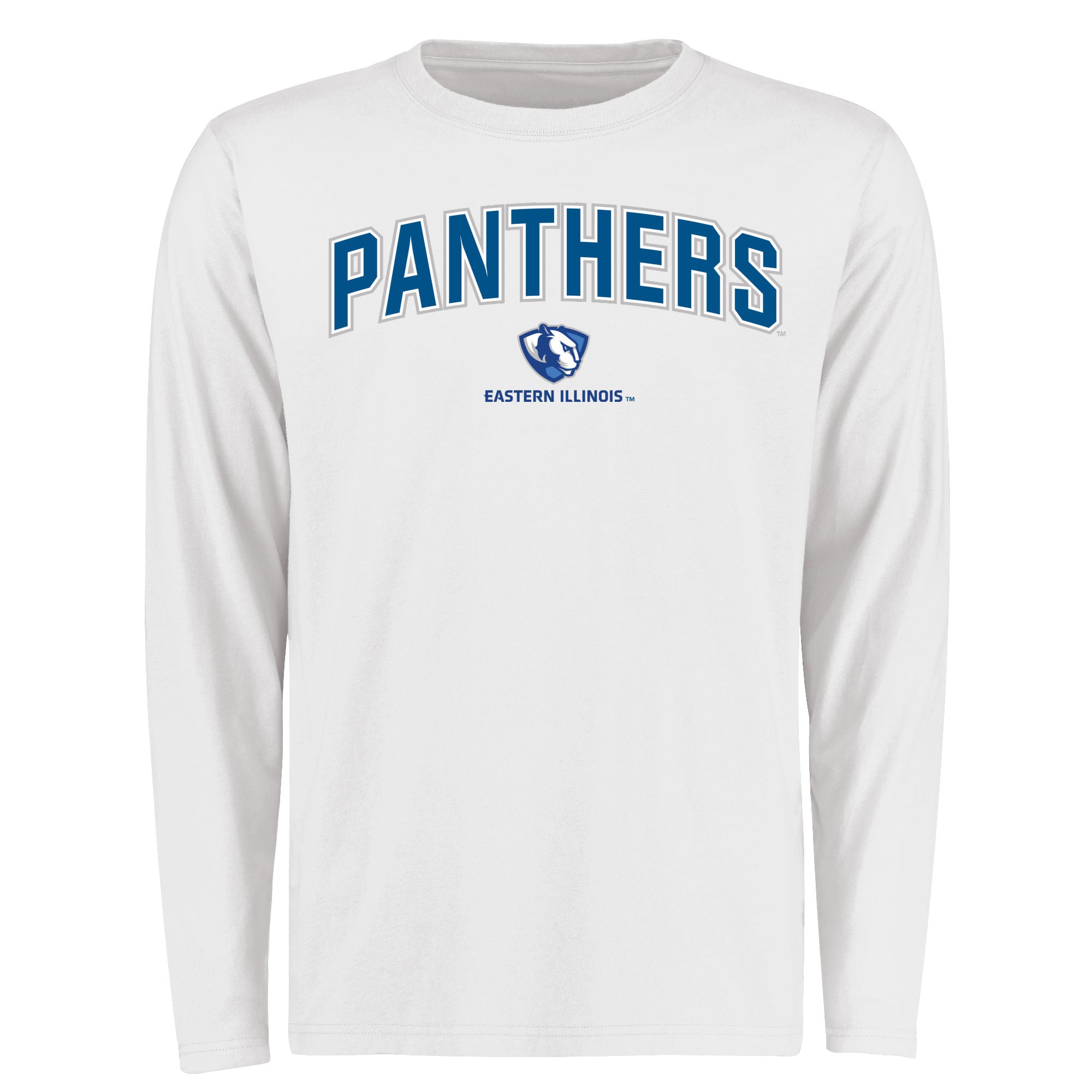 Men's White Eastern Illinois Panthers Proud Mascot Long Sleeve T-Shirt