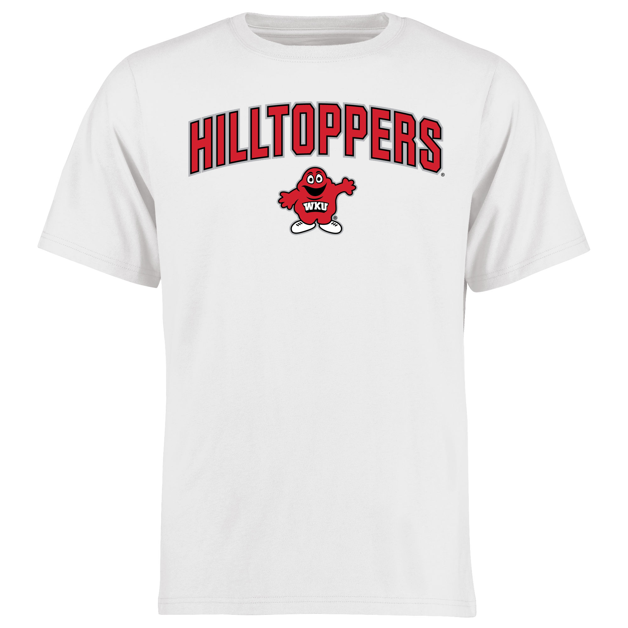 Men’s White Western Kentucky Hilltoppers Proud Mascot T-Shirt Men’s White Western Kentucky Hilltoppers Proud Mascot T-Shirt