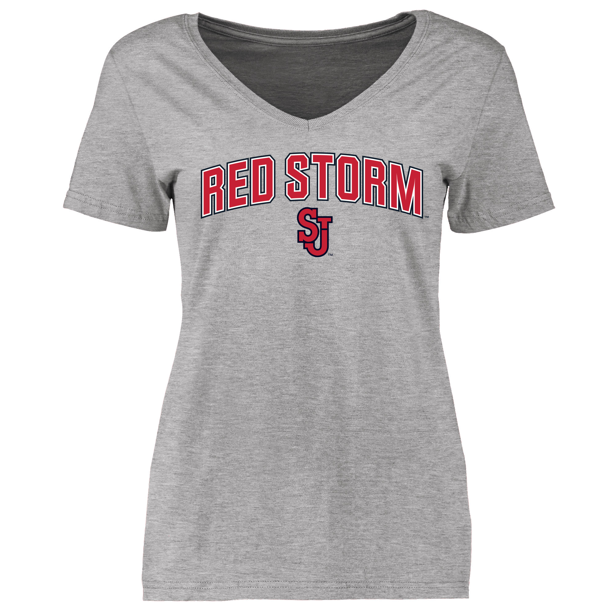 Women's Ash St. John's Red Storm Proud Mascot T-Shirt