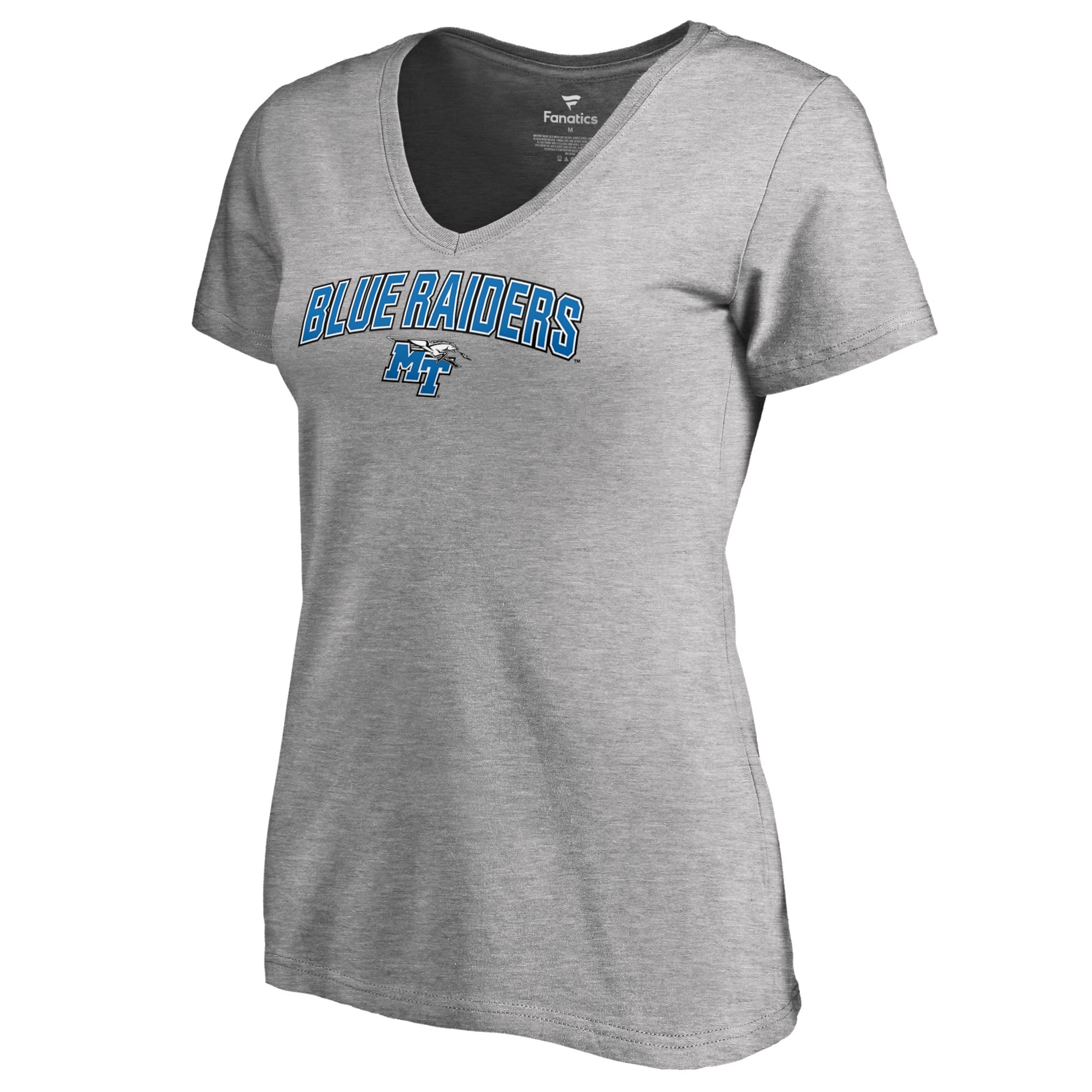 Women's Heather Gray Middle Tennessee State Blue Raiders Proud Mascot T-Shirt