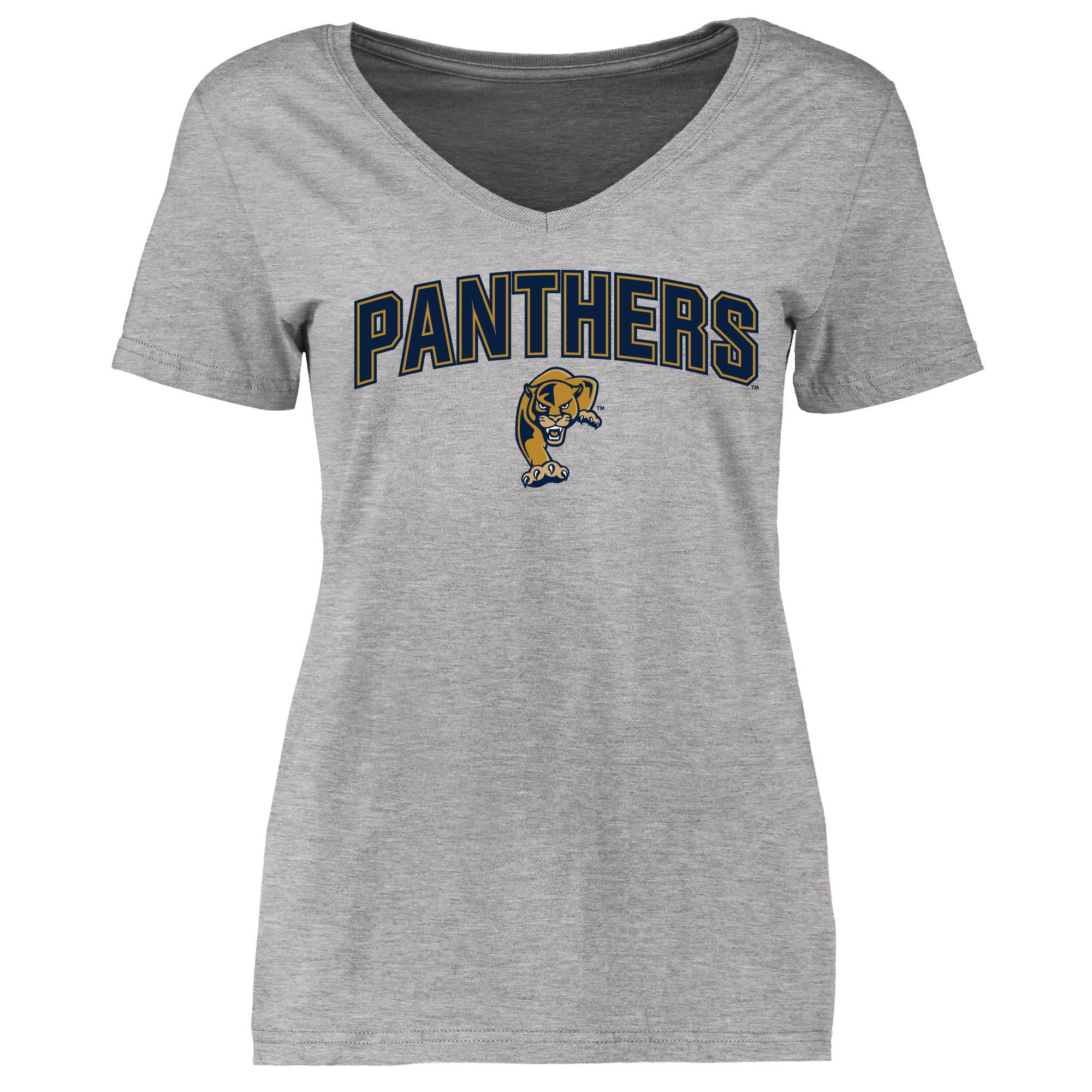 Women's Ash FIU Panthers Proud Mascot T-Shirt