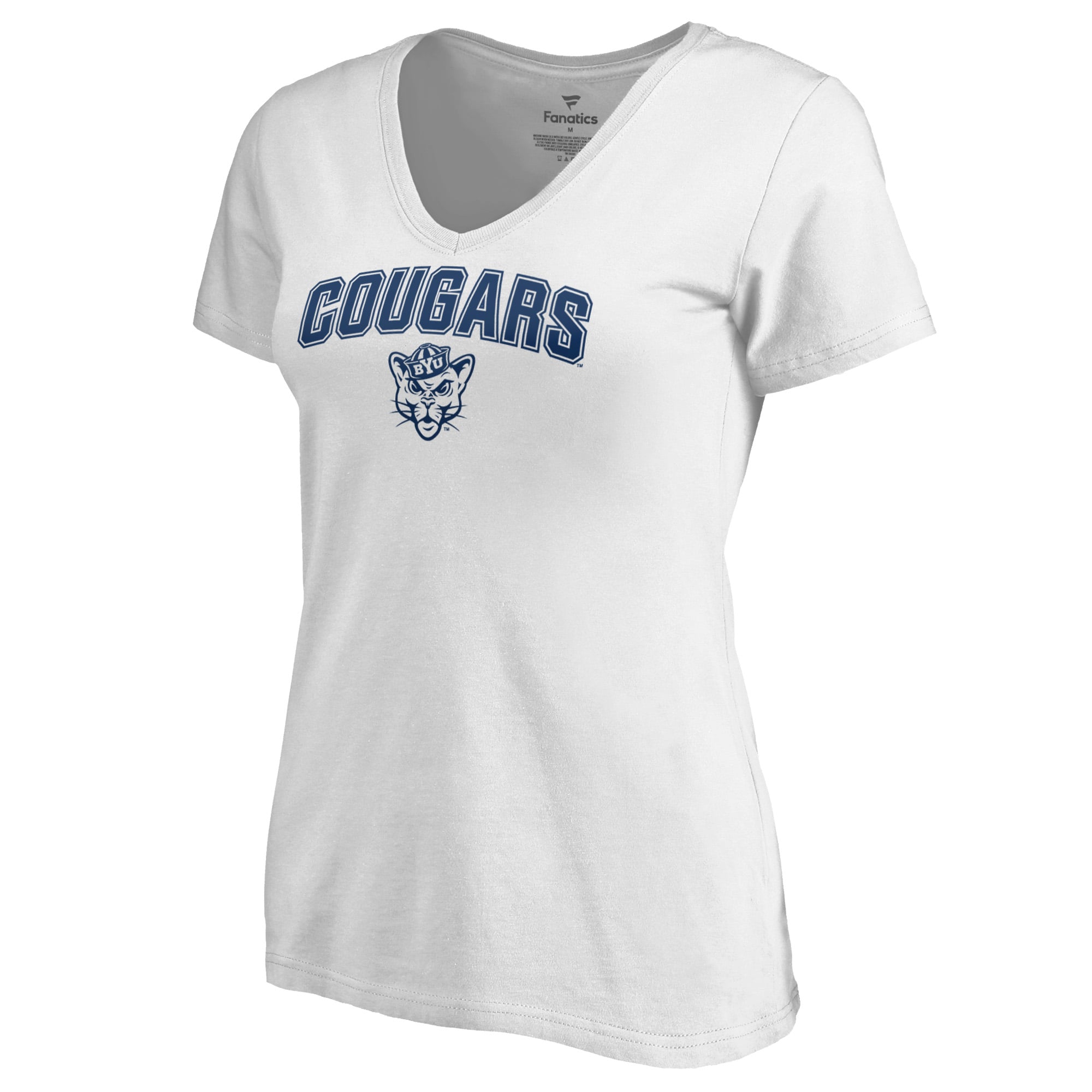 Women's White BYU Cougars Proud Mascot T-Shirt