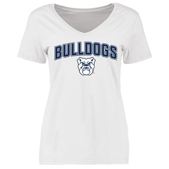 Women's White Butler Bulldogs Proud Mascot T-Shirt