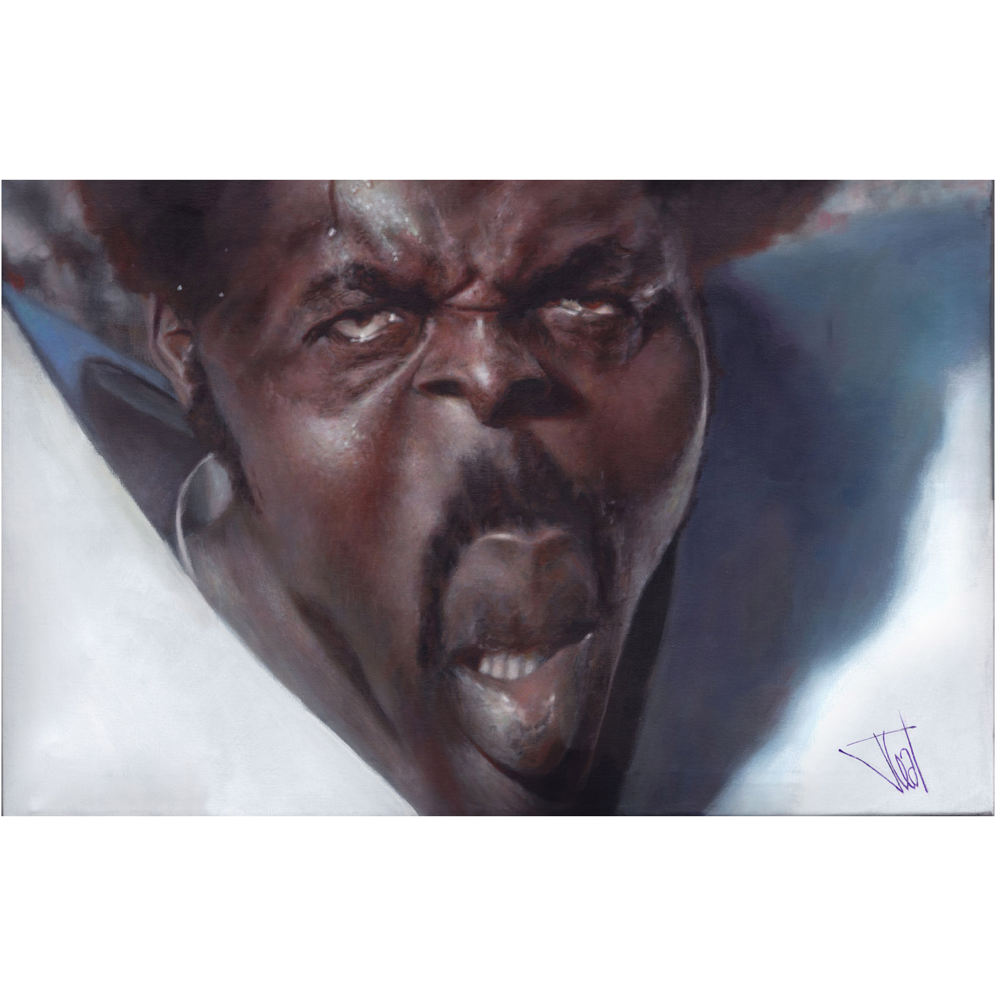 Los Angeles Rams Deacon Jones “Attitude” Fine Art Canvas Print 24″ x 36″ by Artist Jota Leal Los Angeles Rams Deacon Jones “Attitude” Fine Art Canvas Print 24″ x 36″ by Artist Jota Leal