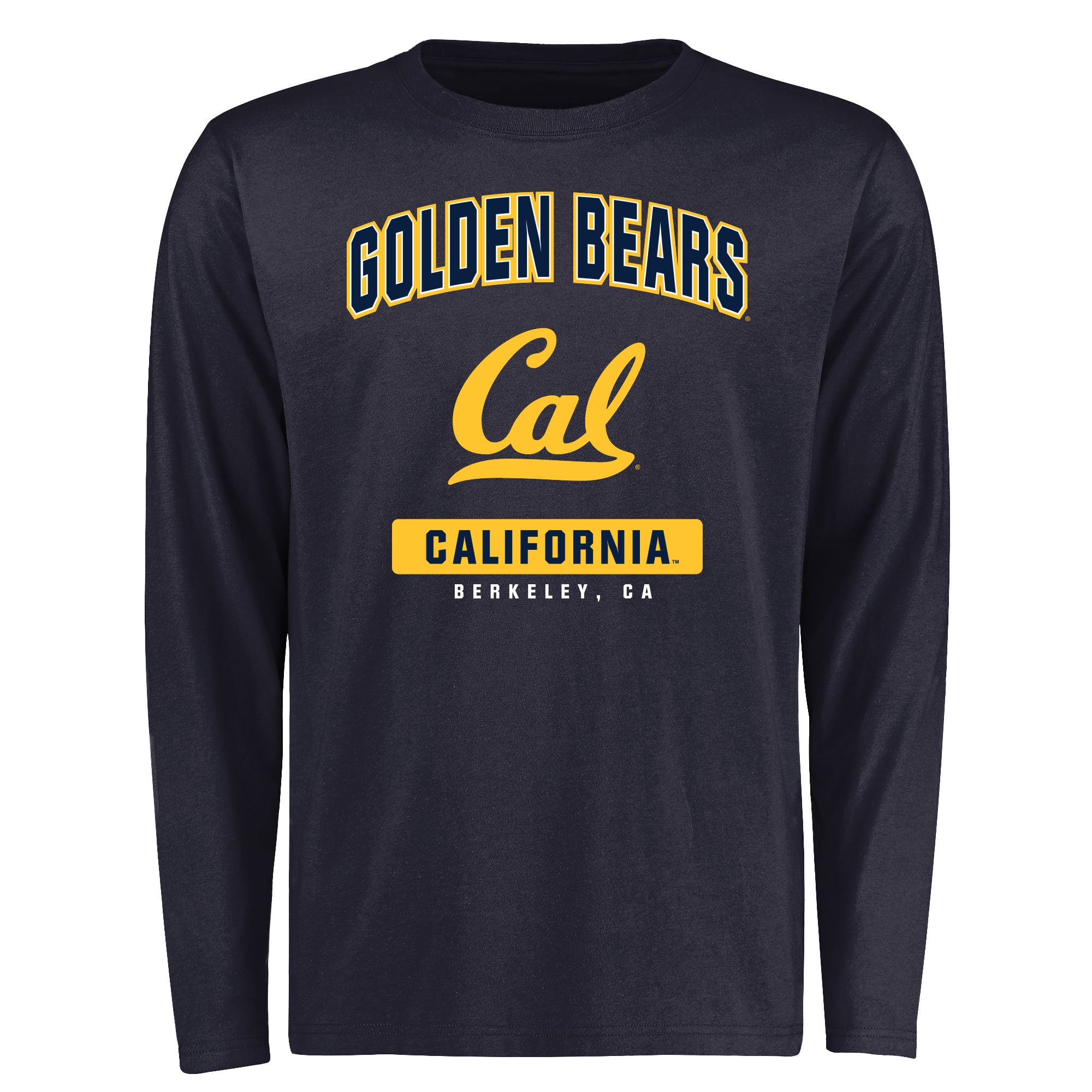 Men's Navy Cal Bears Campus Icon Long Sleeve T-Shirt