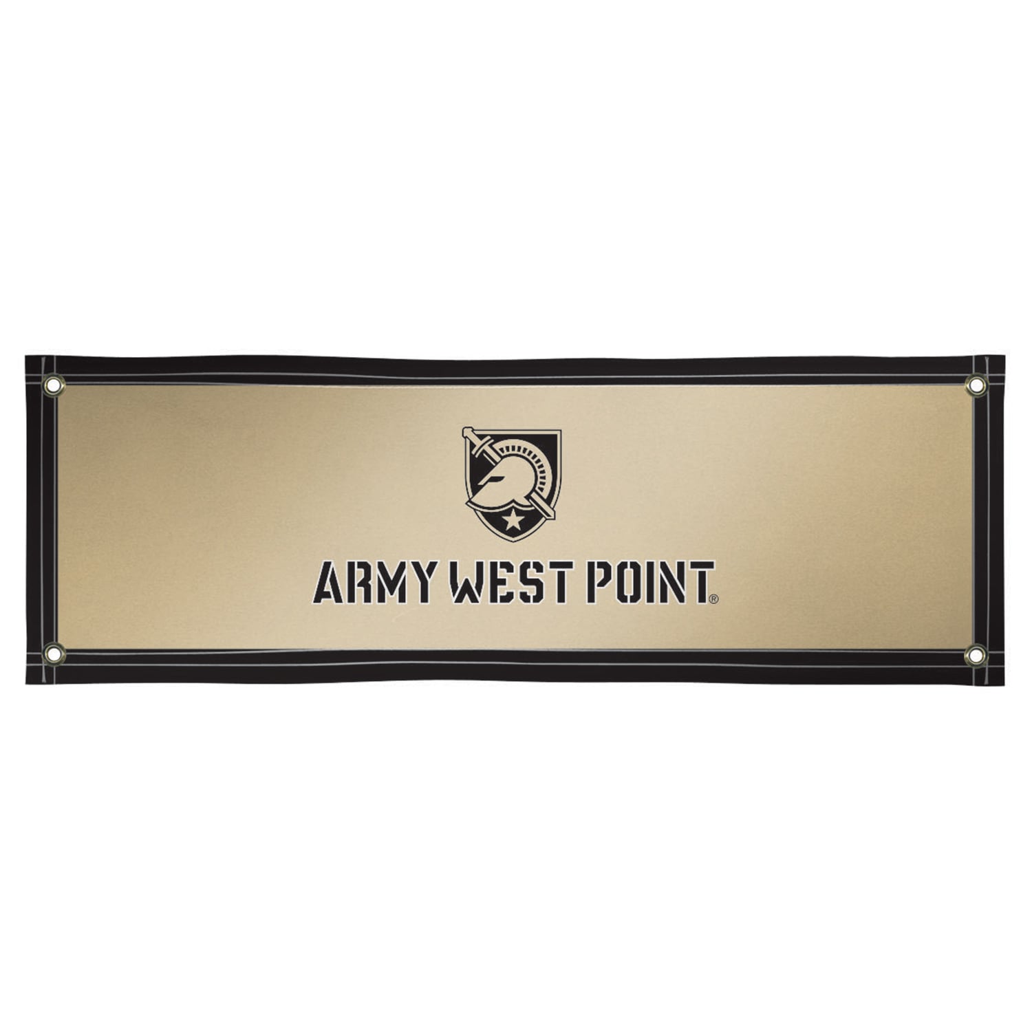 Gold Army Black Knights 2' x 6' Vinyl Banner