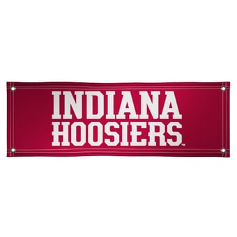 Crimson Indiana Hoosiers 2' x 6' Vinyl Banner