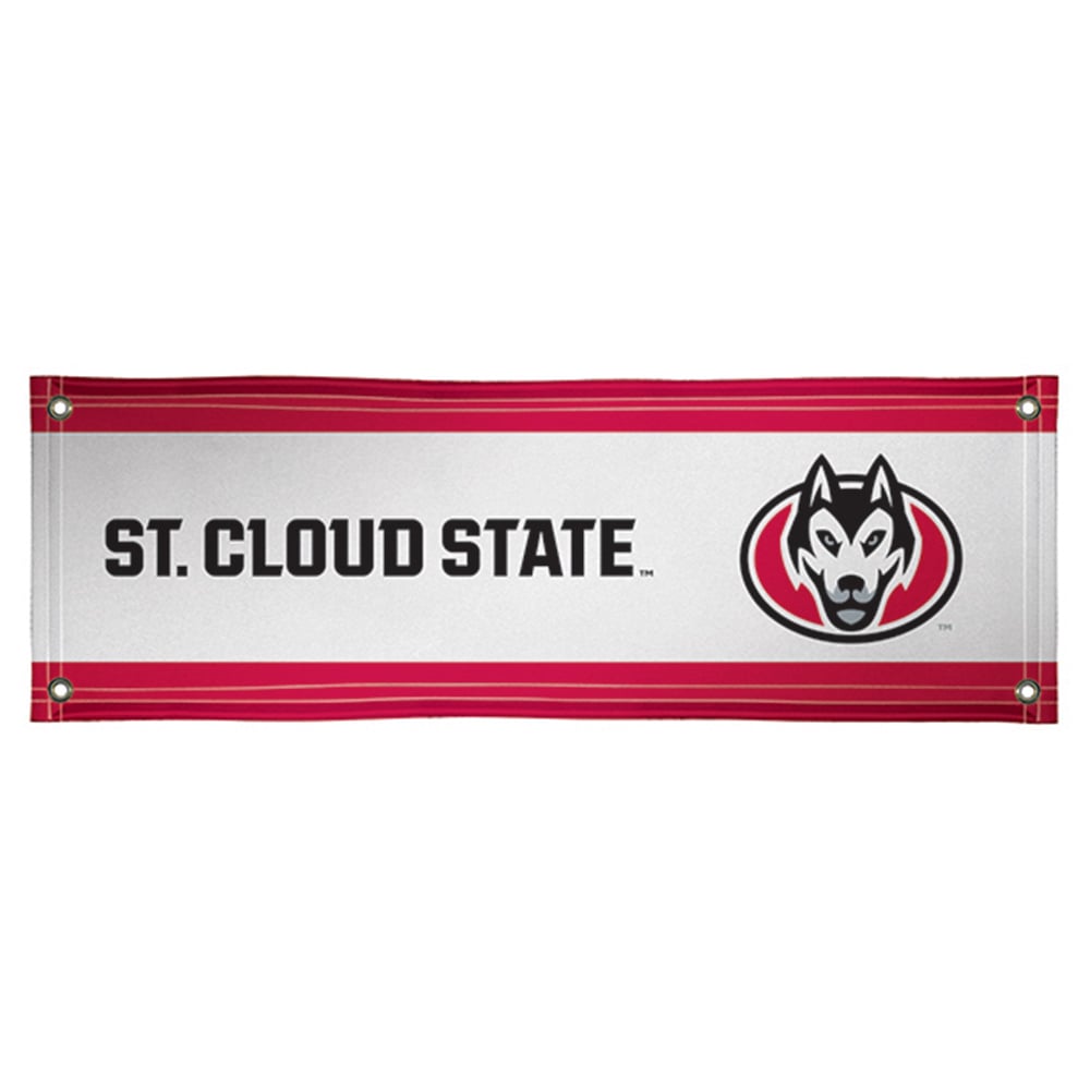 St. Cloud State Huskies 2' x 6' Mascot Vinyl Banner