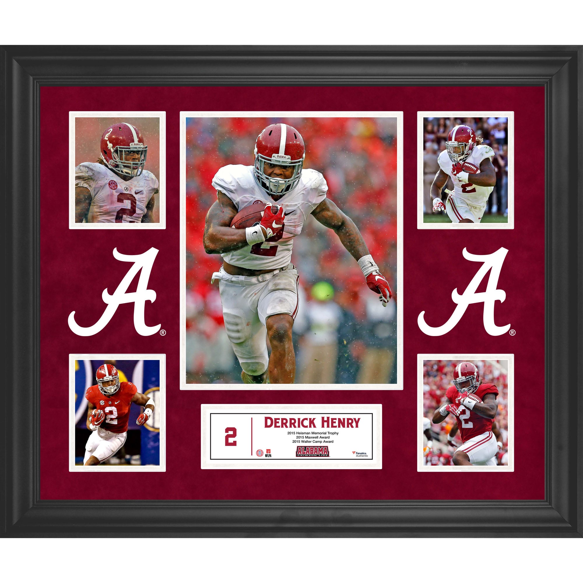 Derrick Henry Alabama Crimson Tide Framed 23'' x 27'' 5-Photo Collage
