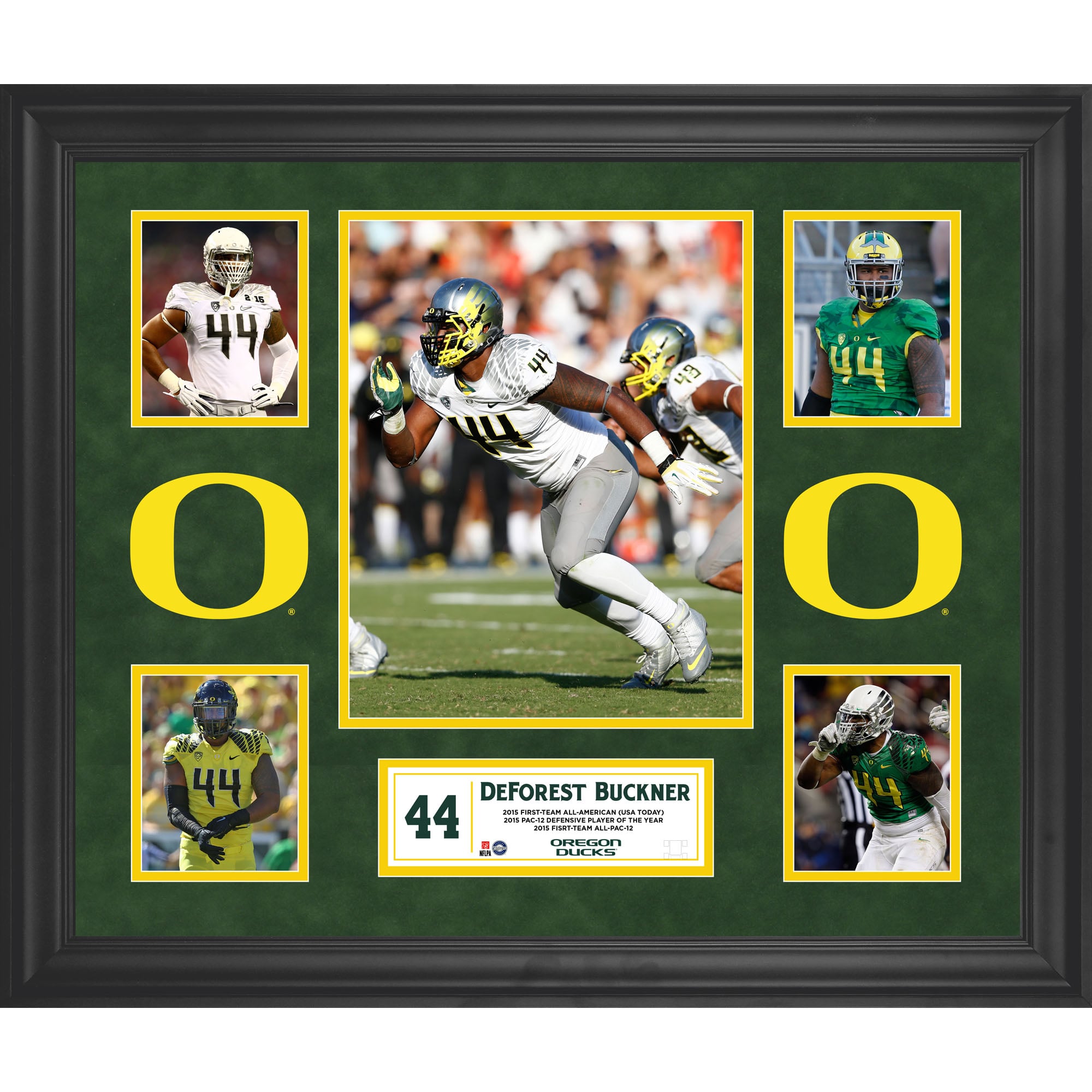 DeForest Buckner Oregon Ducks Framed 23'' x 27'' 5-Photo Collage