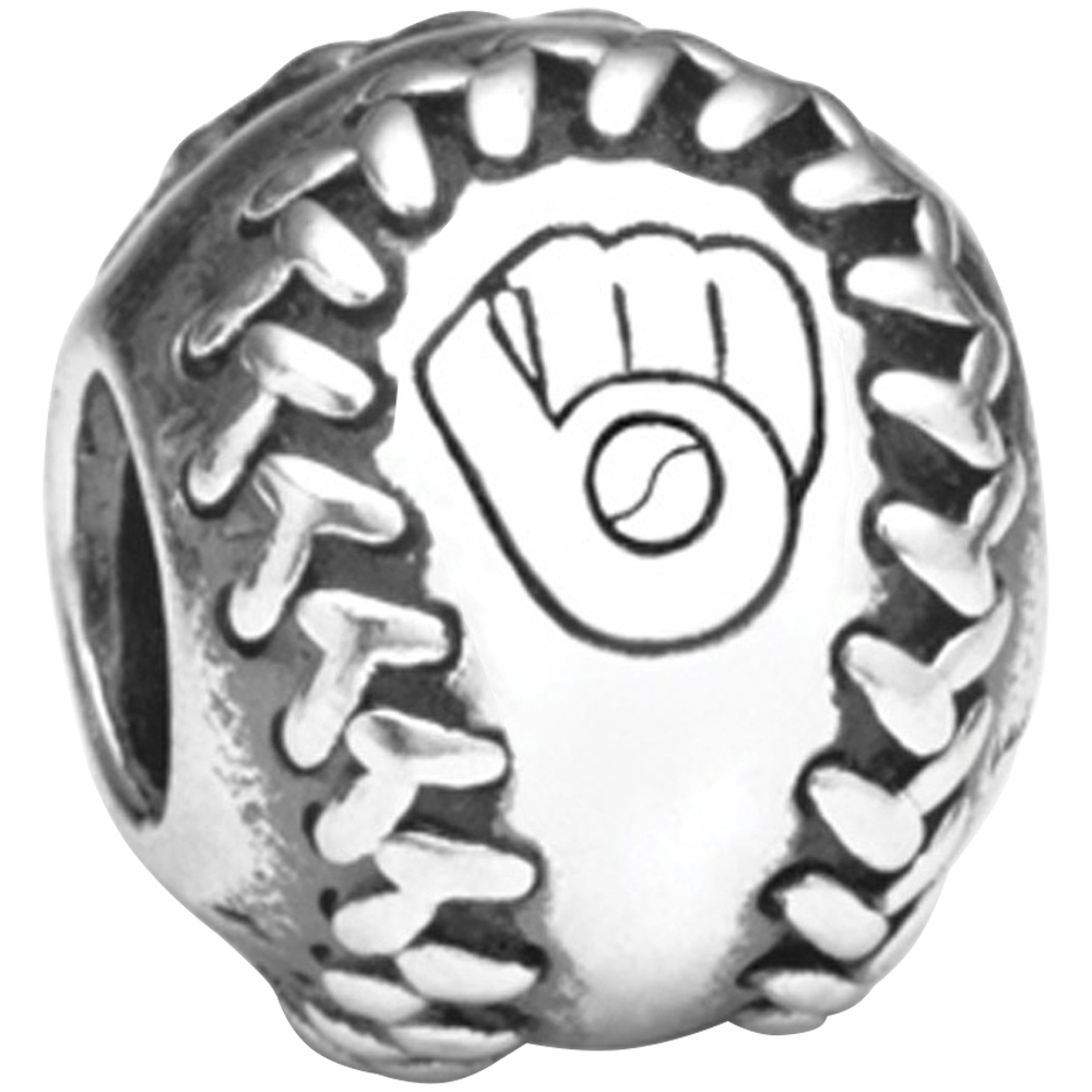 Pandora Milwaukee Brewers Baseball Charm