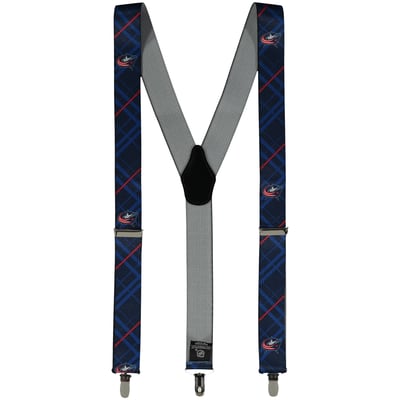 Men's Blue Columbus Blue Jackets Suspenders