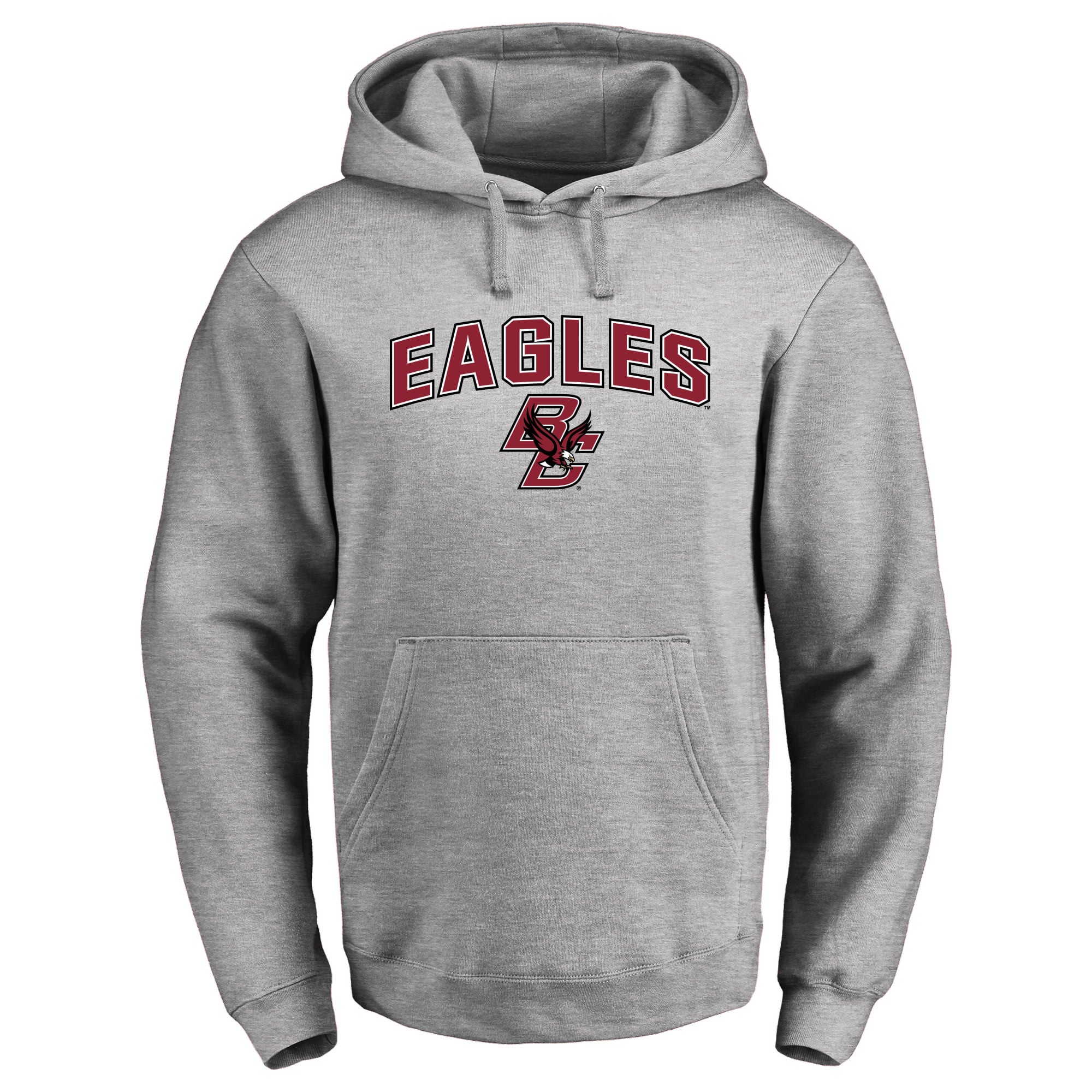 Men's Ash Boston College Eagles Proud Mascot Pullover Hoodie