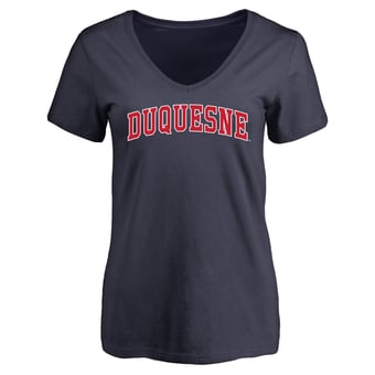 Women's Navy Duquesne Dukes Everyday T-Shirt