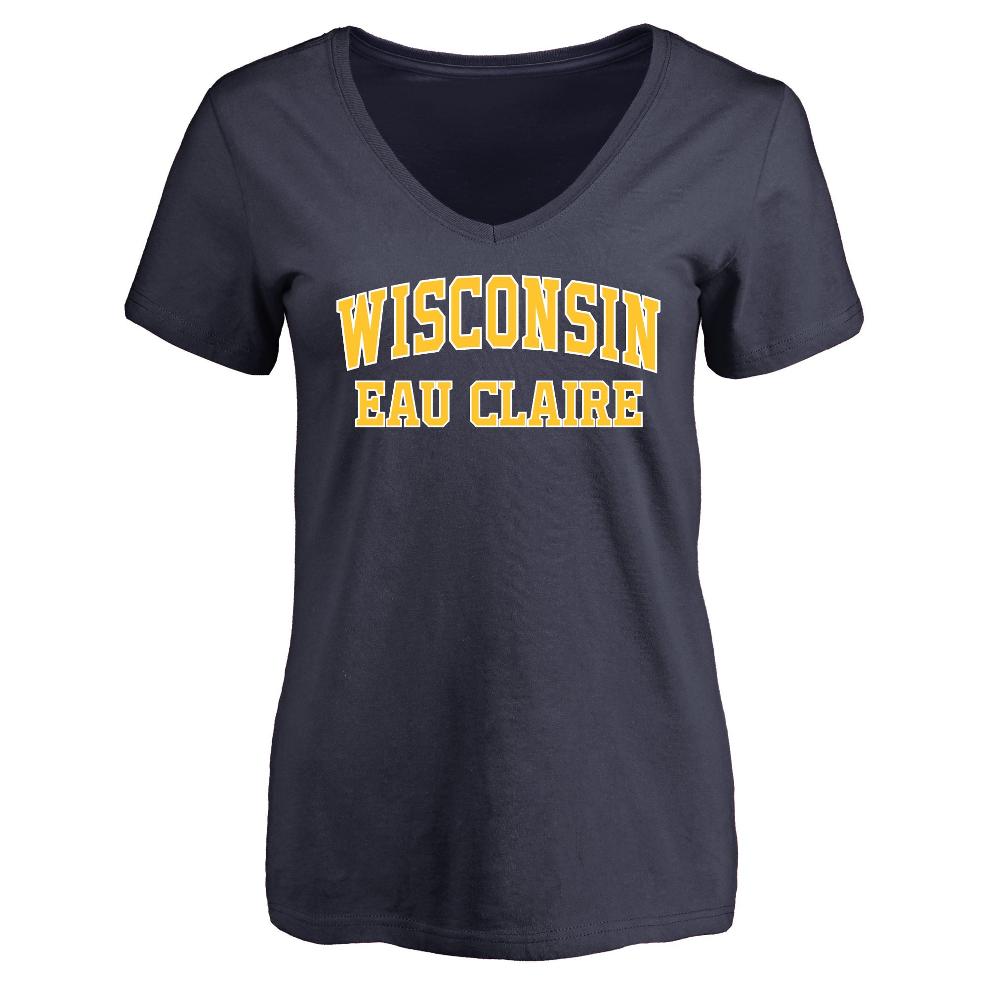 Women's Navy Wisconsin Eau Claire Blugolds Everyday T-Shirt