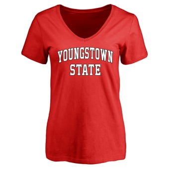 Women's Red Youngstown State Penguins Everyday T-Shirt