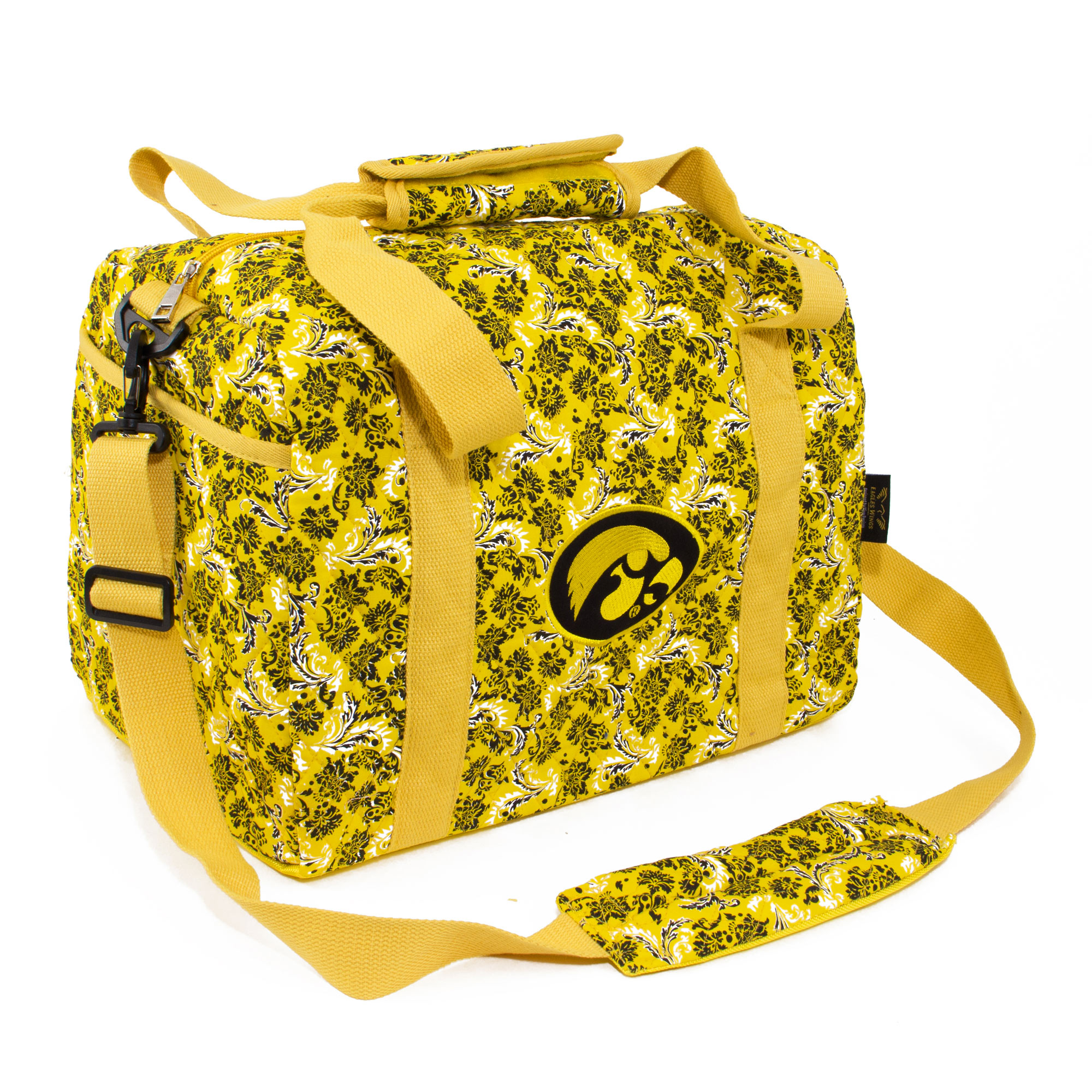 Women's Iowa Hawkeyes Bloom Mini Duffle Bag
