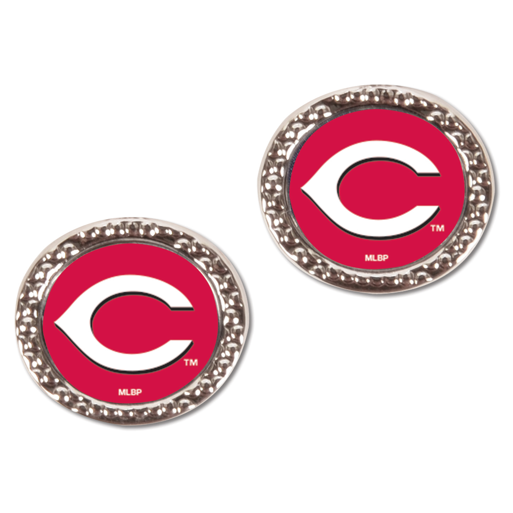 Women’s WinCraft Cincinnati Reds Logo Round Post Earrings Women’s WinCraft Cincinnati Reds Logo Round Post Earrings