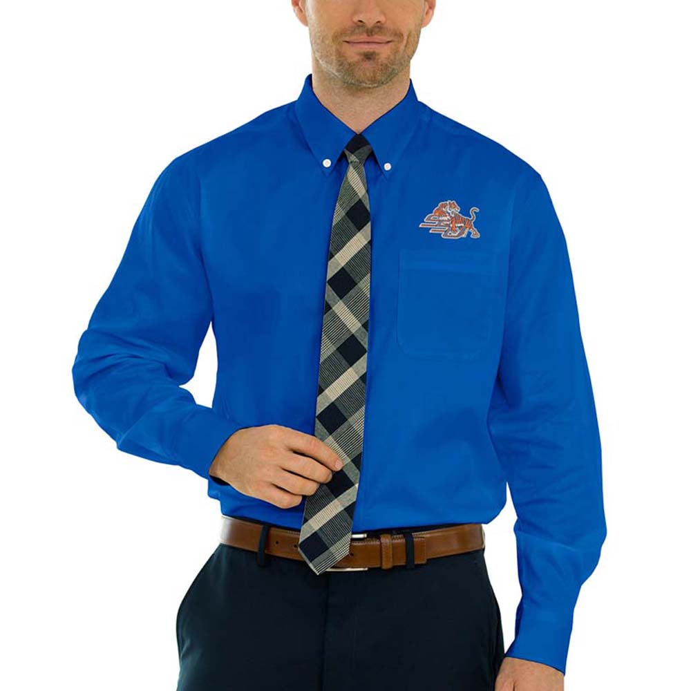 Men’s Royal Savannah State Tigers Wicked Woven Long Sleeve Button-Down Shirt Men’s Royal Savannah State Tigers Wicked Woven Long Sleeve Button-Down Shirt