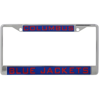 WinCraft Columbus Blue Jackets Laser Inlaid Metal License Plate Frame