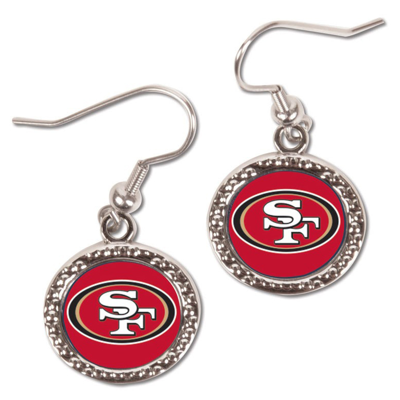 Women's WinCraft San Francisco 49ers Round Dangle Earrings