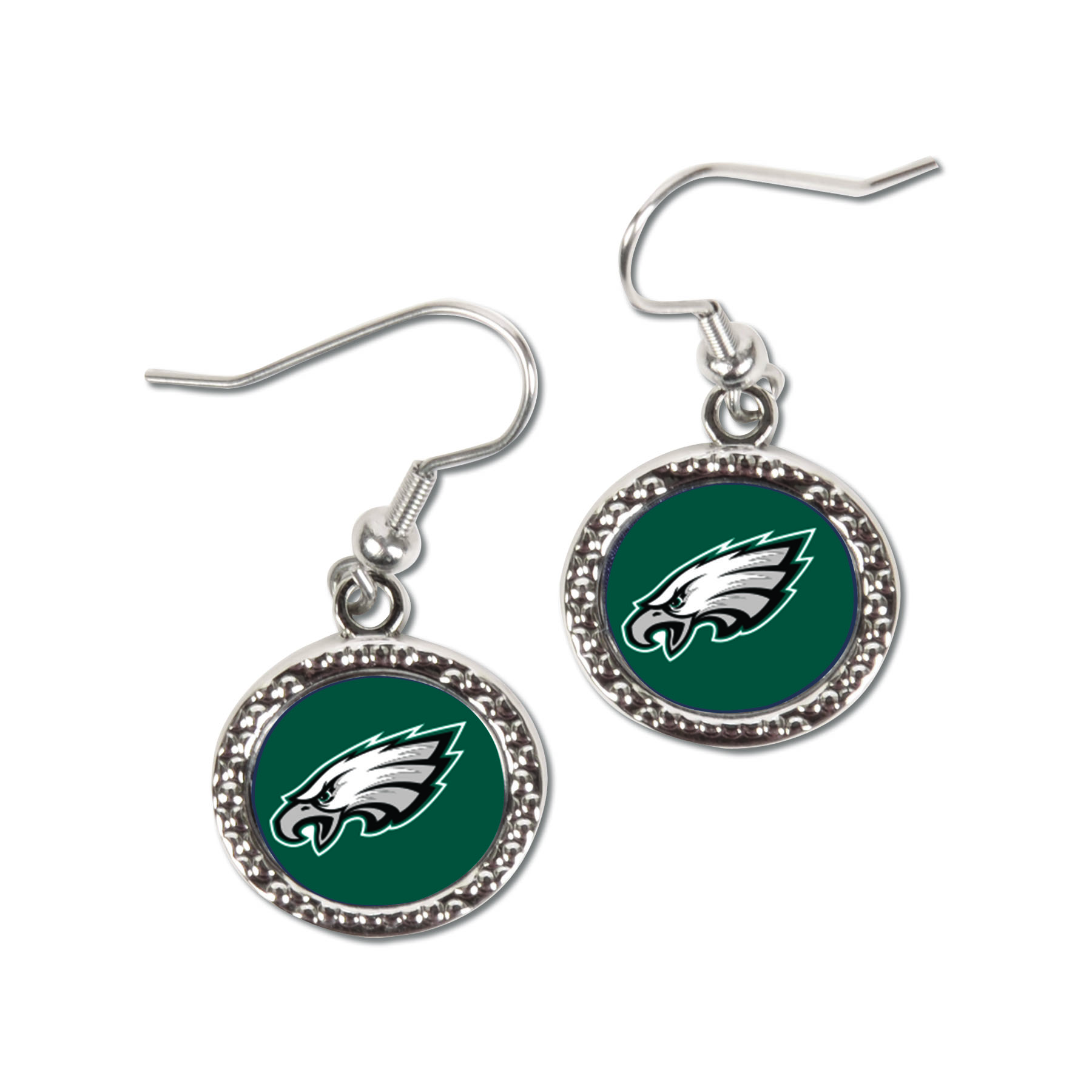Women's WinCraft Philadelphia Eagles Round Dangle Earrings