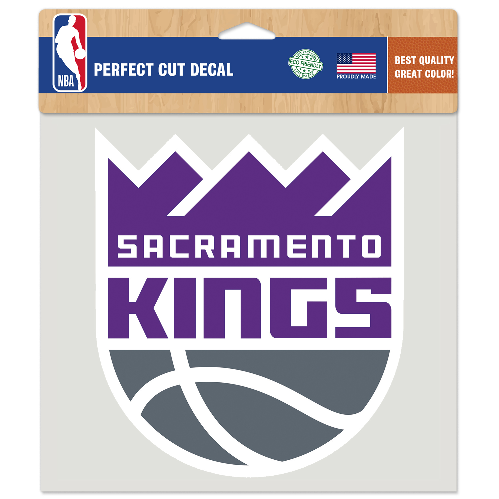 WinCraft  Sacramento Kings 8" x 8" Color Car Decal