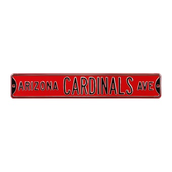Cardinal Arizona Cardinals 6" x 36" Steel Street Sign