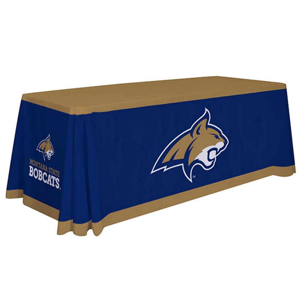 Blue Montana State Bobcats 6' Table Cloth