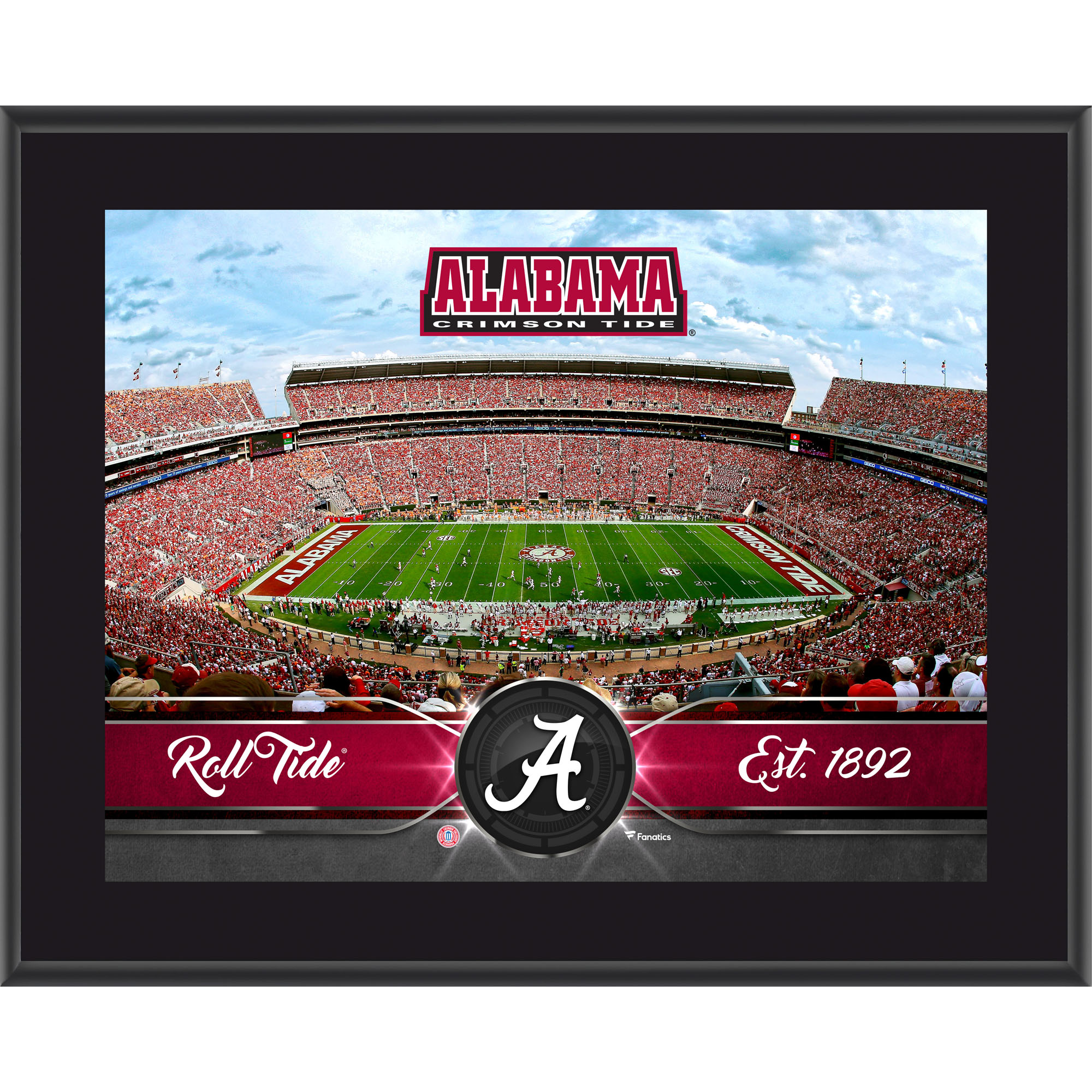 Alabama Crimson Tide 10.5" x 13" Sublimated Team Plaque