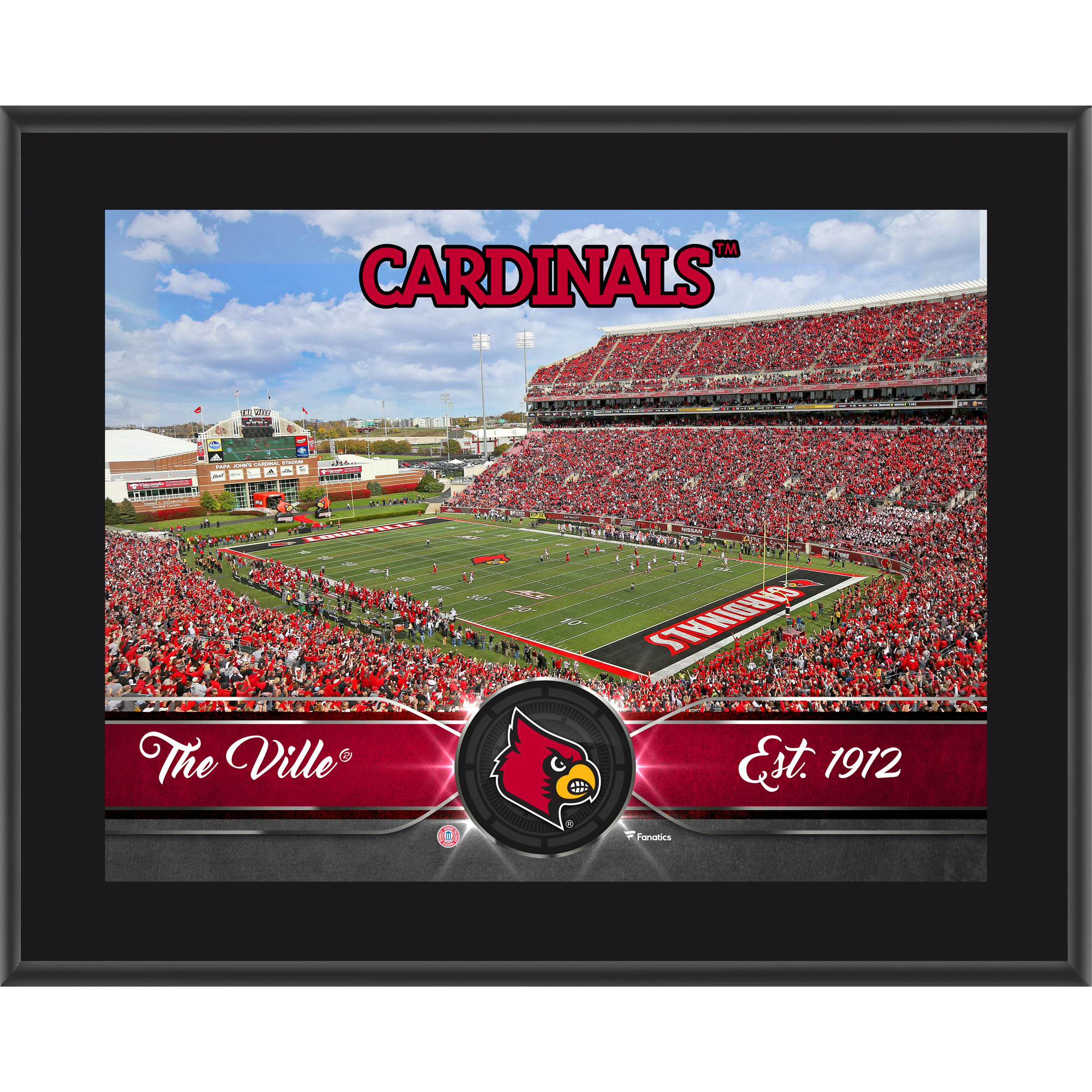 Louisville Cardinals 10.5″ x 13″ Sublimated Team Plaque